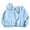 Light Blue, variant on Women's Blouse Fall Winter Loose Fit Hooded Long Sleeve Bubble Cuff Off the Shoulder with Pocket Solid Color Leisure Flannel Sweatshirts Hoodies(Light Blue,M)