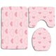 thumbnail image 1 of ABPHQTO Pájaro en flores de maceta Juego de alfombras de baño de 3 piezas Alfombra de baño Alfombra de contorno y tapa de inodoro ABPHQTO Cont-CHAPPLE-31458, 1 of 2