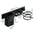 thumbnail image 5 of Bleiou Wall Mounted Hair Dryer Holder - Blow Dryer Holder with Hair Tool Organizer for Easy Access - Space Saving Hair Dryer Wall Mount for Home or Salon Use,Black, 5 of 8