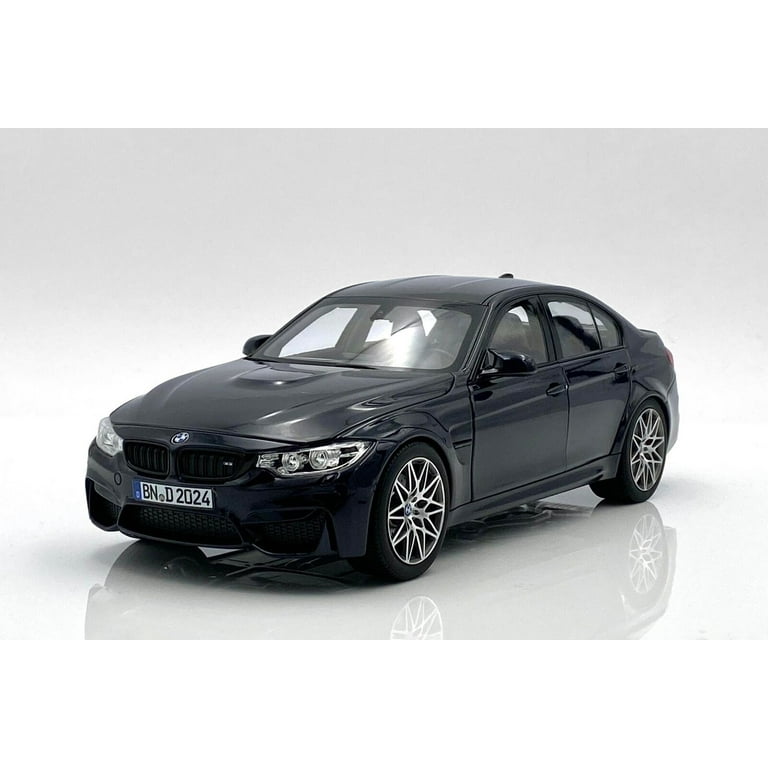 2017 BMW M3 Competition, Blue Metallic - Norev 183236 - 1/18 Scale Diecast  Model Car