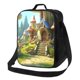 thumbnail image 1 of Balery Cute Mushroom Town A Caja de Almuerzo y Bolsa de Almuerzo para Hombres y Mujeres, Bolsa de Almuerzo Reutilizable con Gran Capacidad, Bolsa de Almuerzo Aislada, 1 of 7