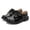 F-244Black, variant on ZHOGXU Children Boys Shoes Non Slip Thick Bottom Solid Color Comfortable Dress Shoes For Stage Performance,Black,8-9 Years
