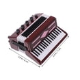 thumbnail image 2 of Dark Red Plastic Accordion Shape Durable 1Pc 2.8X2.4X1.2In, 2 of 8