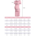 thumbnail image 4 of Vestido de maternidad MUSIDORA Verano Embarazo Rosa Talla XL, 4 of 6