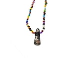 thumbnail image 2 of Collar Rosario Santa Muerte Negra Un Hilo Eleke, 2 of 3