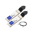 thumbnail image 2 of AddOn 3m Extreme Compatible SFP+ DAC - Direct attach cable - SFP+ to SFP+ - 10 ft - twinaxial - for Extreme Networks ExtremeCloud E3120, 2 of 2