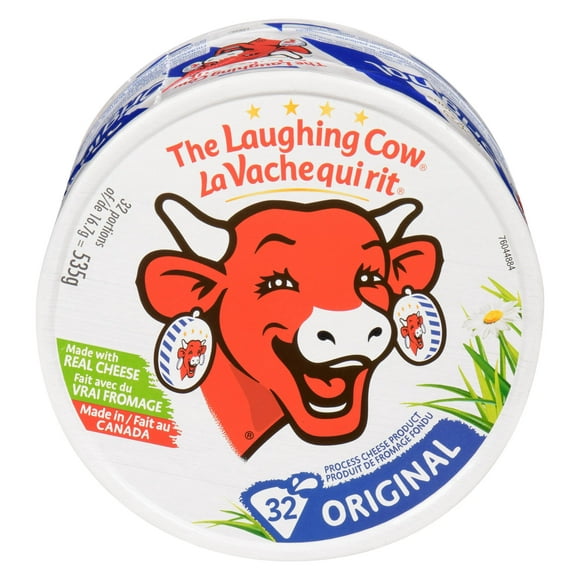The Laughing Cow, Original, Spreadable Cheese 32P, 32 Portions, 535 g