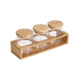 thumbnail image 1 of Set de 3 contenedores de 500 ml de vidrio, 1 of 2