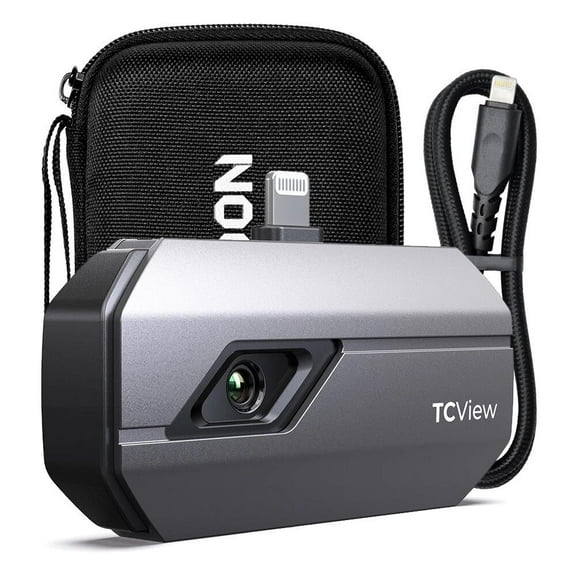 Thermal Camera for iOS (iPhone & iPad), TOPDON TC002 256 x 192 IR High Resolution Thermal Imaging Camera, -4°F~1022°F Temperature Range, 40mk Thermal Sensitivity
