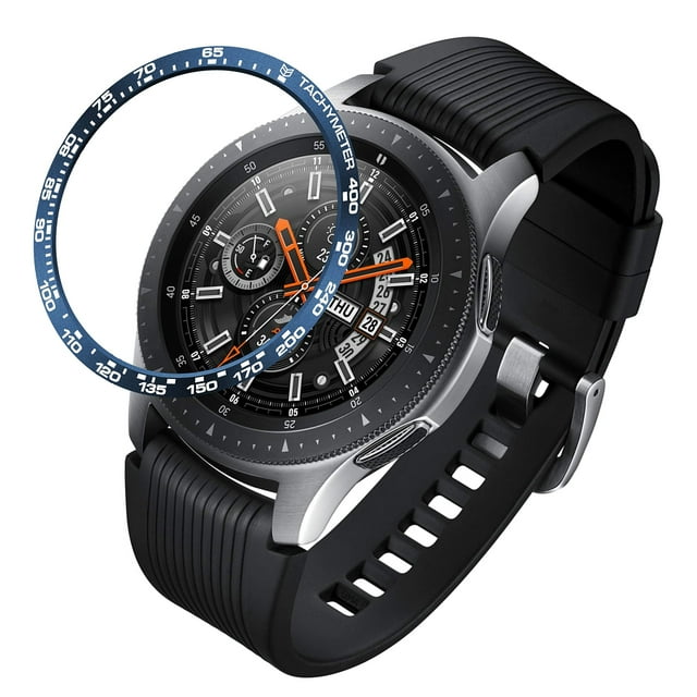 BaiHui Compatible Galaxy Watch Bezel Ring 46mm / Galaxy Gear S3 Frontier & Classic Bezel Ring,Aluminum Metal Bezel Ring Protection Cover for Galaxy Watch Accessory (Aluminum-01)