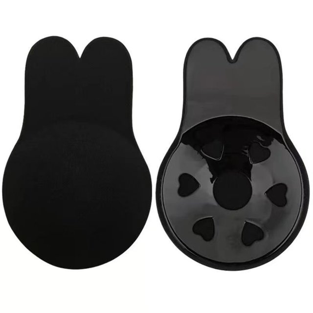 Pegatinas para levantamiento de senos para mujer, sujetadores push-up de silicona, pecho Invisible sin tirantes, cinta para levantar el pecho de conejo