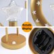 thumbnail image 4 of Lámpara Mesa La Noche Creciente Metal Led Lune Batería/usb Powe Decorativo para Regalos Navideños Rojos, 4 of 9