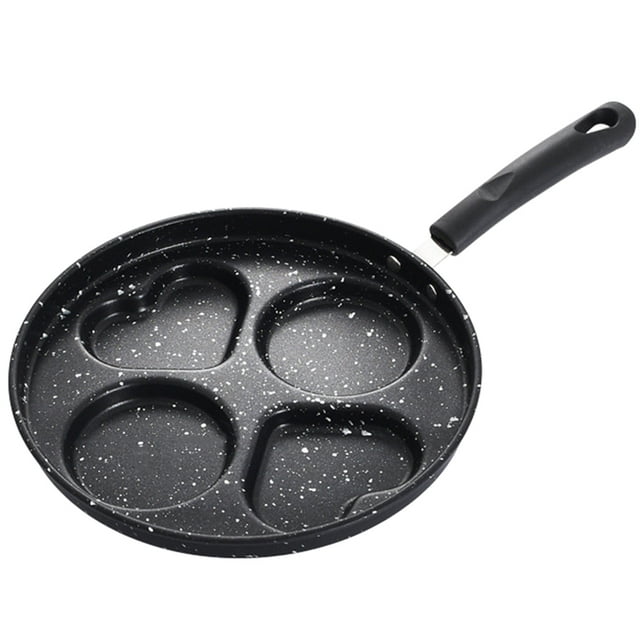 Shisuyan Non Stick Pancake Pan 1Pack Premium Materials Round Grooves Easy to Clean Heat Evenly