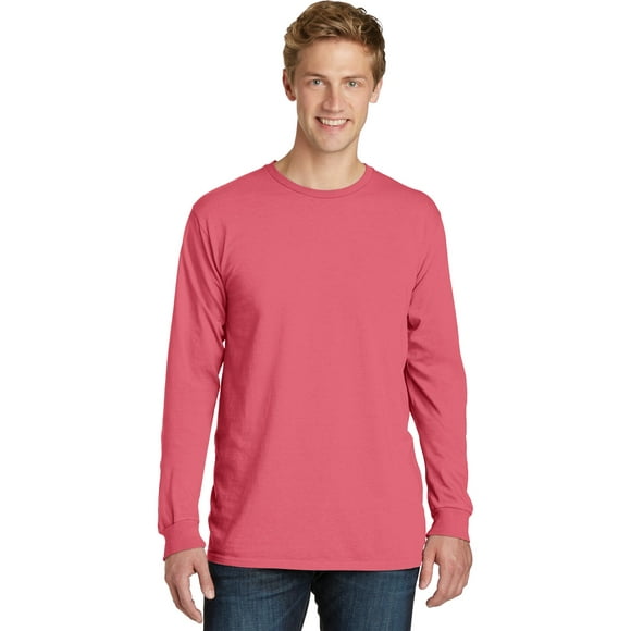 Camiseta de manga larga te?ida en prenda Beach Wash? de Port & Company? PC099LS Puerto & Compa??a PC099LS