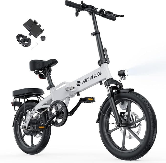 isinwheel U3 Electric Bike for Adults, 500W Folding Ebike Upto 72Km &  30Km/h, 3A Fast Charger for Removable Battery, Leisure Commuting Bike with  Soft Rear Seat & Front Fork Suspension - Walmart.ca