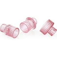 thumbnail image 3 of HofferRuffer Set of 6 Taper Glass Candle Holders, Tealight Candlestick Holders for Tabletop (Pink), 3 of 7