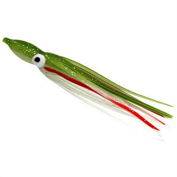 GIBBS Delta Squid Army Glow Fishing Bait Lures 5-Pack