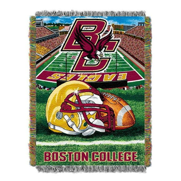 The Northwest Co 1COL-05101-0063-RET Boston lege HFA Tapestry Throw