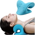 thumbnail image 1 of Neck Stretcher Support Pillow Neck and Shoulder Relaxer Portable Traction Pillow Neck Traction Neck Posture Correction Pillow, 1 of 5