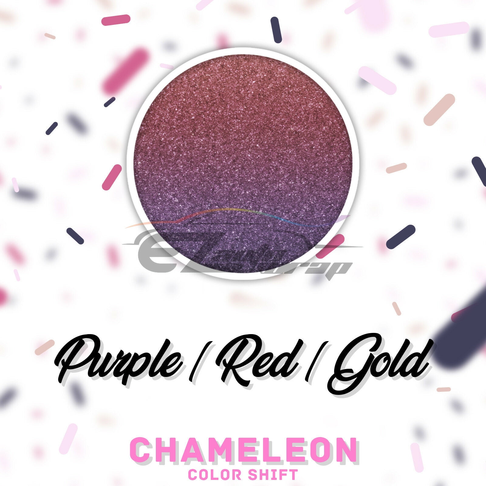 ESSMO Purple Red Gold Chameleon Heat Transfer Vinyl HTV Tshirt 20" Iron Heat Press ADC05 20"x240"