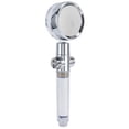 thumbnail image 1 of Cabezal De Ducha Turboalimentado, Rotación De 360°, Cabezal De Ducha Con Hélice De Rosca G1/2 De Plástico Elegante Para Ahorrar Agua ZAQW Galvanizar, 1 of 8