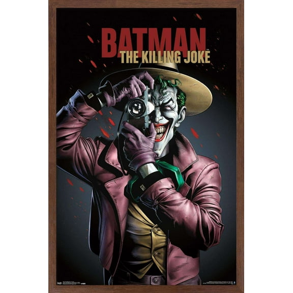 DC Comics Movie - The Killing Joke - Key Art Wall Poster, 14.725" x 22.375", Framed