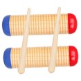 thumbnail image 4 of HEATSHAKING 2 Sets Rhythm Sand Shakers Wood Material for Band Practice Musical Skill Improvement Music Enthusiasts, 4 of 8
