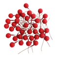 thumbnail image 2 of 100 / Paquete Artificial Holly Picks Stems, Foam Winter Christmas Berries Decoración para guirnaldas DIY y adornos de guirnaldas navideñas rojo perfecl Bayas artificiales, 2 of 8