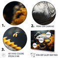 thumbnail image 3 of Designart "The Monochrome Ballet Of Yellow And Grey Fish I" Coastal Coral Under Water Floater Framed Canvas Art Print, 3 of 5