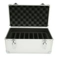 thumbnail image 2 of Hard Drive Case, Waterproof 10 Bays Hard Drive Storage Box Convenient Handle  For 3.5inch Hard Drives Silver, 2 of 8