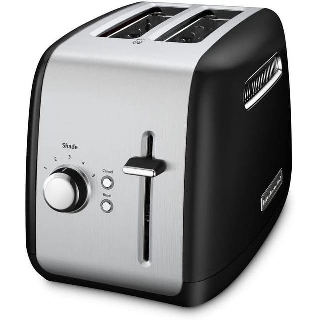Tostador KitchenAid KMT2115OB Palanca de Elevación Manual 2 Rebanadas Negro