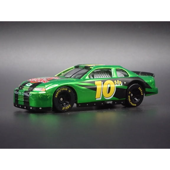 Open Box 1999 CHEVY CHEVROLET MONTE CARLO 10TH ANV CHROME NASCAR 1:64 SCALE DIECAST CAR
