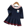 thumbnail image 4 of Hello Kitty nueva ropa para niños primavera y otoño niña algodón vestido con volantes de manga larga bebé lindo estilo universitario falda para niñas, 4 of 5