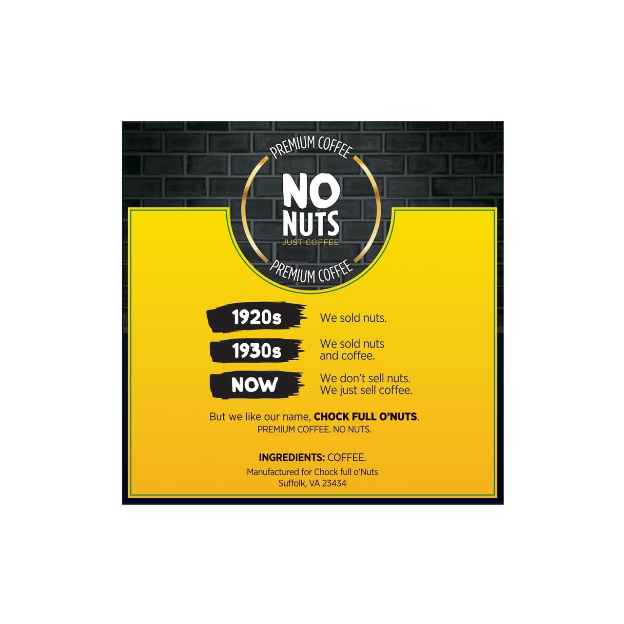 Chock Full o'Nuts Colombian Coffee, Compatible with Keurig K-Cup Pods, 12 CT (Pack of 4)