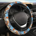 thumbnail image 5 of Naloa Vibrant Field Of Blossoms Elastic Steering Wheel Cover, Auto Steering Wheel Cover – 15 Inch, Fit Suvs,Vans Cars,Trucks, 5 of 6