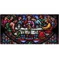 thumbnail image 1 of Cuadro Decorativo - Jesus Vidriera Ultima Cena Jr Impresión en canvas, estrechado., 1 of 2