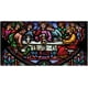 thumbnail image 1 of Cuadro Decorativo - Jesus Vidriera Ultima Cena Jr Impresión en canvas, estrechado., 1 of 2