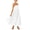 Blue White, variant on Women's Striped Back Smocked Maxi Dress Sexy Spaghetti Strap Cut Out Flowy Swing Long Dress