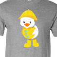thumbnail image 4 of Inktastic Cute Duck In Yellow Raincoat And Boots, Baby Duck T-Shirt, 4 of 5