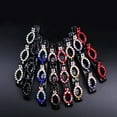 thumbnail image 3 of Crystal Flowers Sweet Cute Bangs Side Barrettes Elastic Duckbill Hair Clip Hair Casual Hollow Accessories, 3 of 5