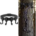 thumbnail image 1 of Treestand Strap Hangers With 4 Hooks, Outdoor Tree Stand Bow Gear Hanger For Hunting, Camping, Hiking, 1 of 5