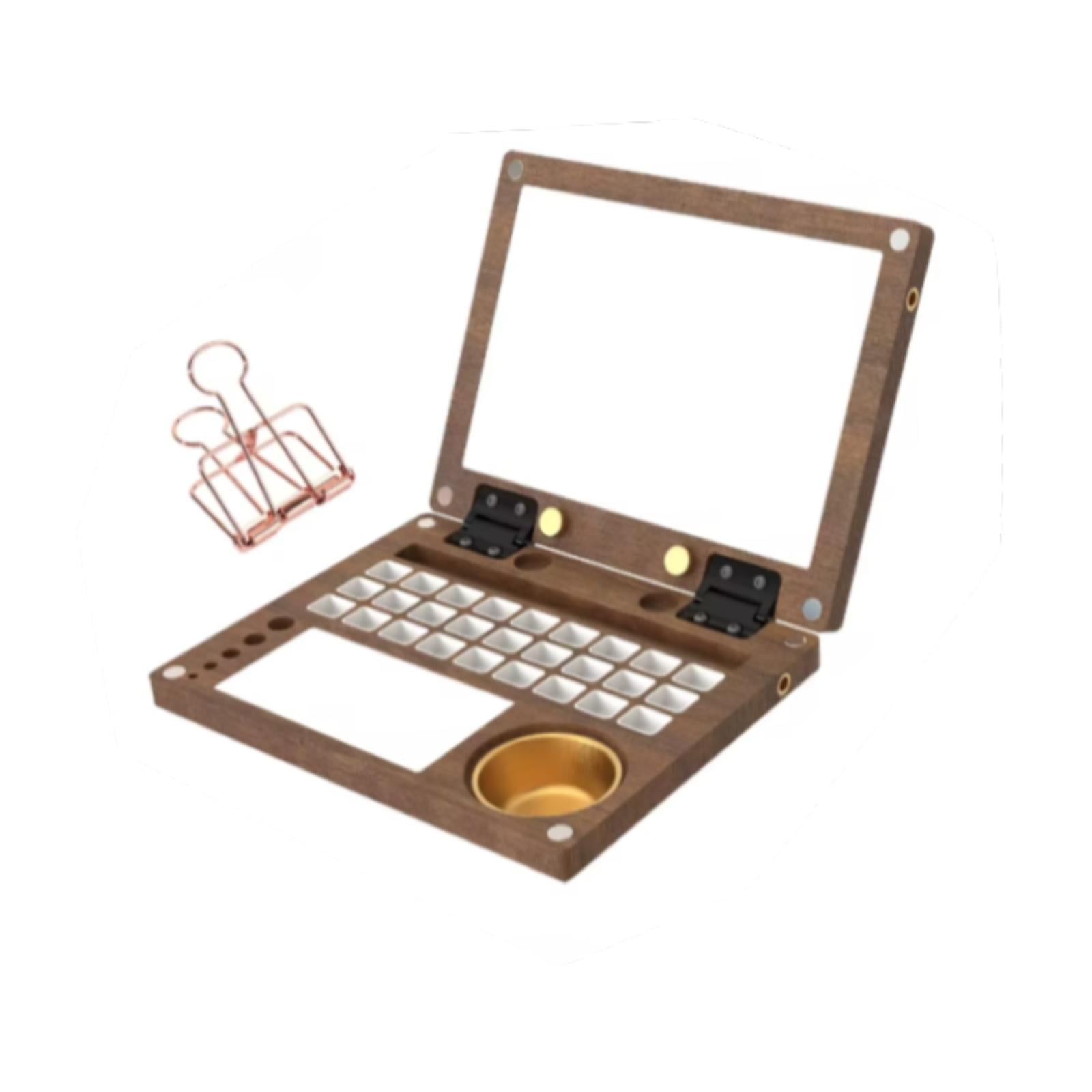 Abbraccia Watercolor Palette Paint Box Wooden Watercolor Paint Storage Box for Oil Paint Pigments Portable Travel Paint Case Paint Tray