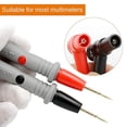 thumbnail image 5 of Kit de cables de prueba para multímetro con conector banana y pinzas de cocodrilo enchufables Sondas de precisión afiladas Sondas de prueba eléctricas digitales 1000 V 20 A, 5 of 5