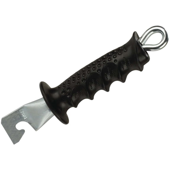 Dare Old Ironsides 4-1/2 In. Spring Black Rubber Electric Fence Gate Handle 1793