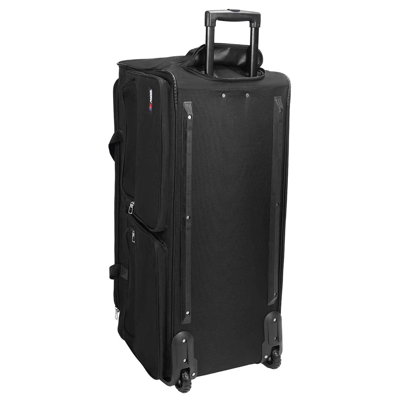 New York Xpress 40" Foldable Rolling Duffel Bag with Wheels, Durable Polyester Travel Bag, Black,TB328