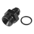 thumbnail image 5 of Unique Bargains Universal AN8 to AN6 Fuel Rail Adapter Connector Fitting with O Ring Black 2 Pcs, 5 of 6