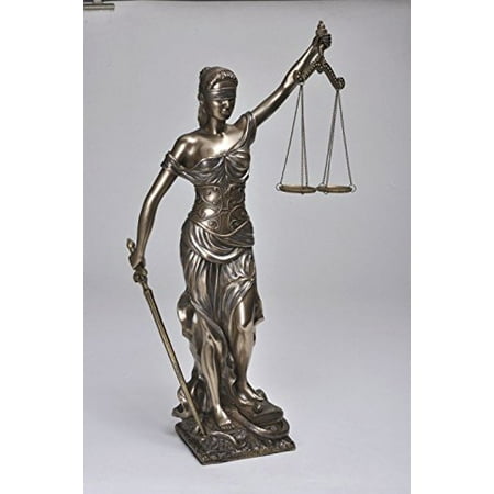 18" Blind Lady Scales of Justice Statue Lawyer Attorney Judge Figurine, 18" Statue for Lawyer, Attorney, Judge By Not Just an Empty Box