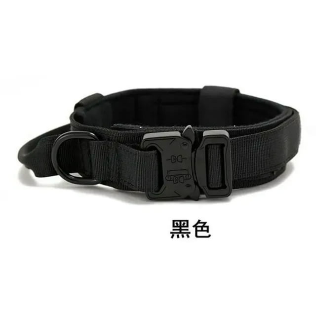 DEELLEEO Durable Tactical Dog Harness and Leash Set Adjustable Pet Collar Leash Medium Large Dog Training Accessories