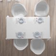 thumbnail image 4 of Ambesonne I Love You Place Mats Set of 4, 3D Heart Letters, Standard Size, Red White, 4 of 4
