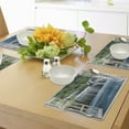 thumbnail image 4 of Ambesonne Waterfall Place Mats Set of 4, Majestic Paradise, Standard Size, Blue Green, 4 of 6